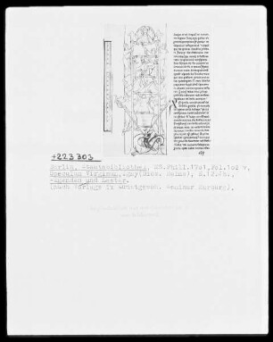 Conrad von Hirsau, Speculum Virginum — Tugenden und Laster, Folio 102verso