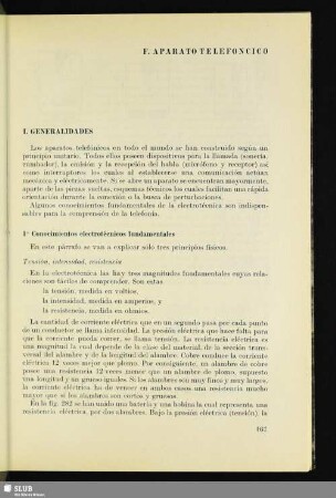 F. Aparato Telefoncico