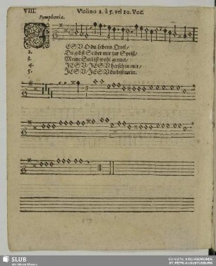 VIII. Jesu o du Lebensquell
