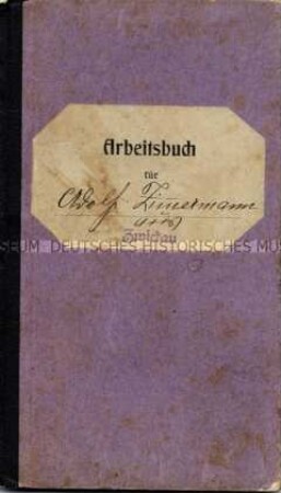 Arbeitsbuch - Familienkonvolut