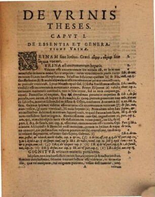 Vroscopia, seu De Vrinis Theses Medicae