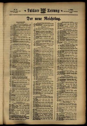 Vierte Ausgabe vom Samstag, den 27. Januar 1912.