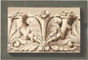 Ziebland, Georg Friedrich; Architekturdetails - Zierfries (Detail)