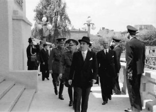 Bukarest: Begrüßung Ministerpräsident Mihail Antonescu