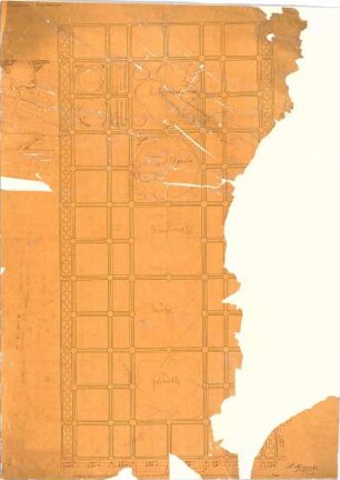 Schmidt, Heinrich von; Gelnhausen; Marienkirche, Restaurierung - Decke (Teilansicht)