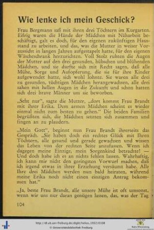 Wie lenke ich mein Geschick?