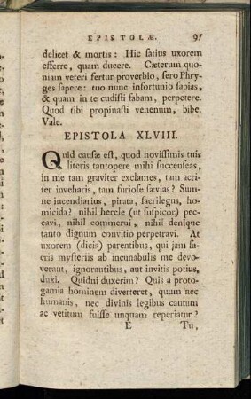 Epistola XLVIII. - Epistola LIII.