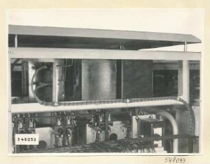 Fernsehsender Bild und Ton, Schrank, Rückseite, Teilansicht , Foto 1954