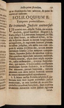 31-48, Soliloquium II