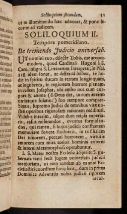 31-48, Soliloquium II