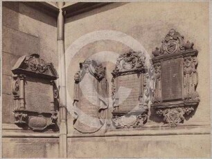 Epitaphien Küchler an der Nikolaikirche Görlitz