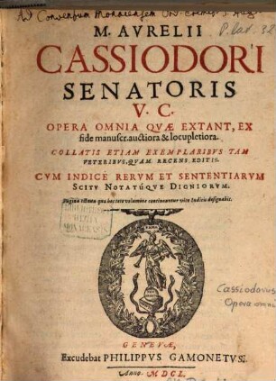 Opera omnia, quae extant