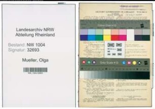 Entnazifizierung Olga Mueller , geb. 05.02.1902 (Arbeiterin)