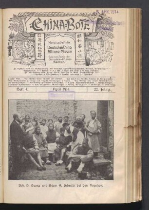 Heft 4. April 1914. 22. Jahrg
