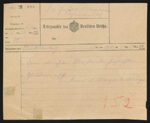 Brief von Conrad Ansorge und Margarethe Ansorge an Gerhart Hauptmann