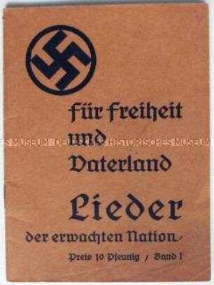 Liederbuch (Texte) der Nationalsozialisten