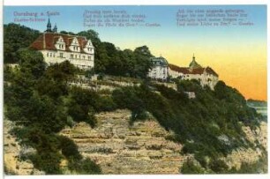 Dornburg. Goethe-Schloss