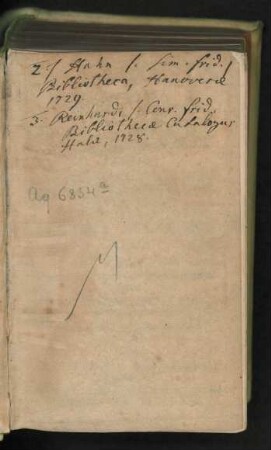 Handschriftliches Inhaltsverzeichnis des Sammelbandes - Fortsetzung