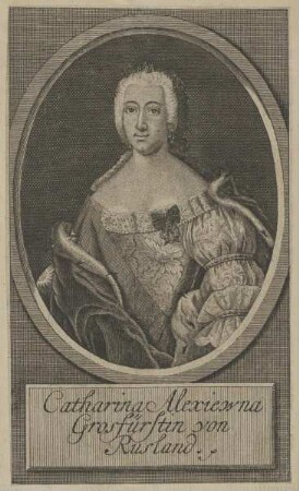 Bildnis der Catharina Alexiewna, Zarin von Russland
