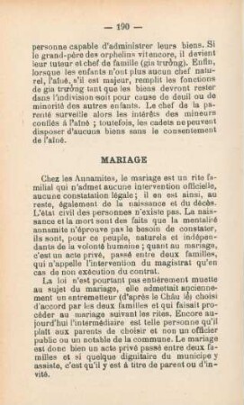 Mariage