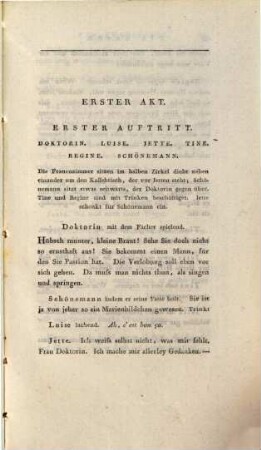 Die Basen : Ein Lustspiel in drey Akten