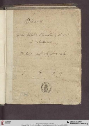 Diarium 1689