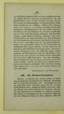 67. Die Kirchenreformation