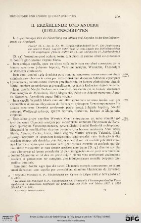 II. Erzählende und andere Quellenschriften