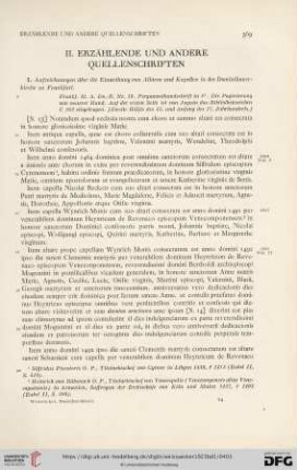 II. Erzählende und andere Quellenschriften