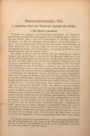 Historisch-kritischer Teil.