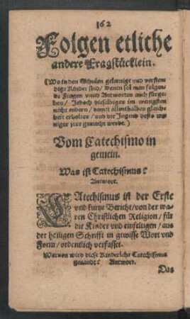 Folgen etliche andere Fragstücklein.