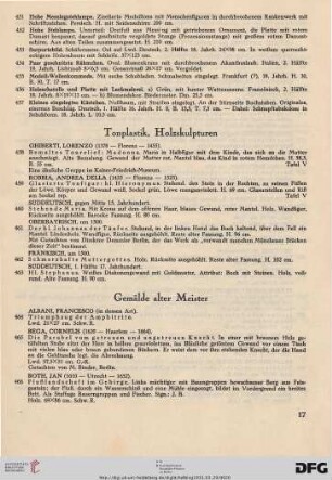 Tonplastik, Holzskulpturen (Nr. 458-463)
