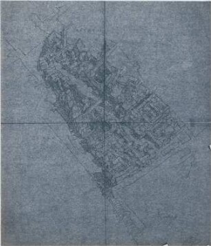 Döllgast, Hans; Regensburg (Bayern); Altstadtsanierung - Vogelperspektive