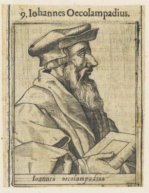 Bildnis des Iohannes Oecolampadius