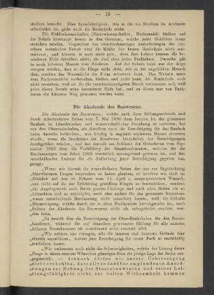 Die Akademie des Bauwesens