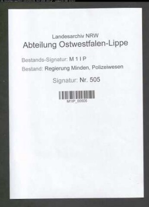 Ablieferung von Waffen