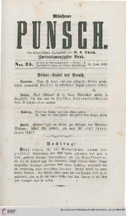 Nro. 25 (20. Juni 1869)
