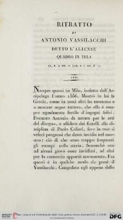 Ritratto di Antonio Vassilacchi detto l'Aliense