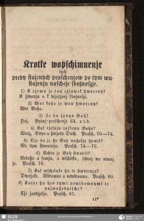 Krotke woschimnenje tych predy stajenych praschenjow po tym wustajenju nascheje spożnoszje