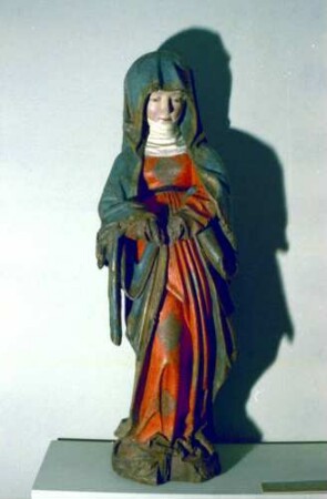 Freiburg: Augustinermuseum, Maria aus Kreuzigungsgruppe, Oberrhein, erzbischöfliches Diözesanmuseum