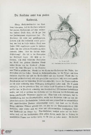 Die Karikatur unter dem zweiten Kaiserreich