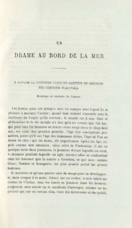 Un drame au bord de la mer