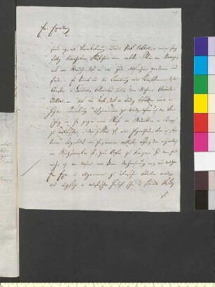 Brief von Friedlaender, David Joachim an Goethe, Johann Wolfgang von