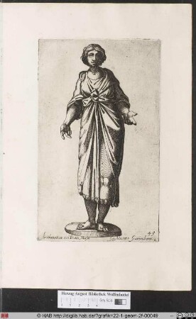Statue der Erato.