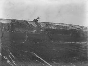 Tagebau Dora & Helene II Gr. Zössen Strossenprofil : Tagebau Dora und Helene II Gr. Zössen, Strossenprofil