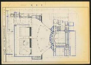 Schauspielhaus, Wuppertal: Grundriss Eingangsgeschoss 1:400