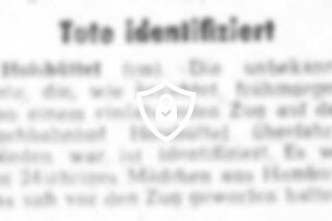 Tote identifiziert