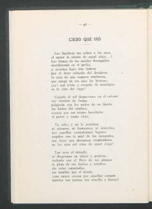 Ciego que vió