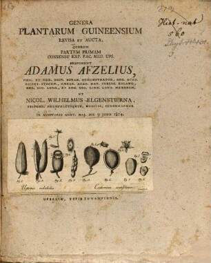 Genera plantarum Guineensium