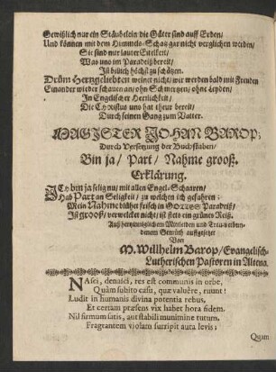 Nasci, denasci, res est communis in orbe, [...]